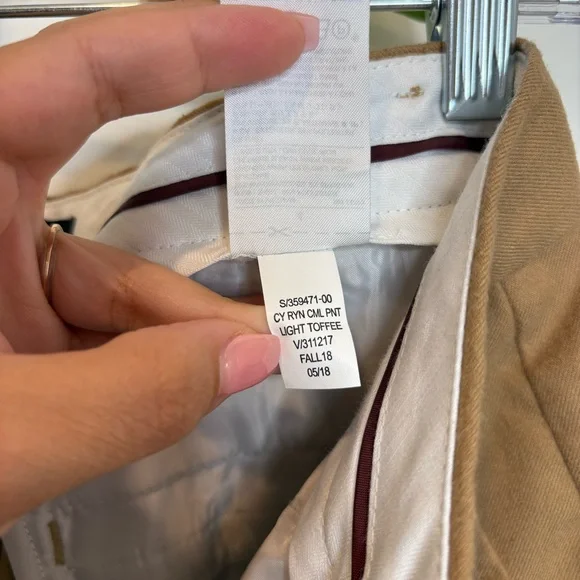 BANANA REPUBLIC FACTORY Ryan Light Toffee Mid Rise Pant - Picture 11 of 11